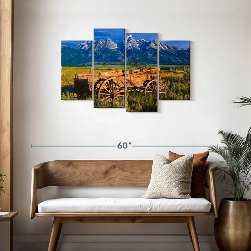 Wagon à Grand Teton, H 27 po x l 43 po