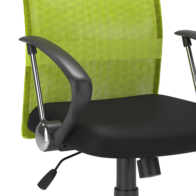 Hubbert Mesh Swivel Task Ofiice Chair, Lime Green