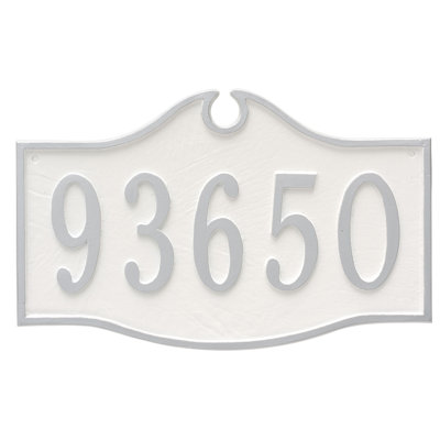 Colonial Address Plaque Frame