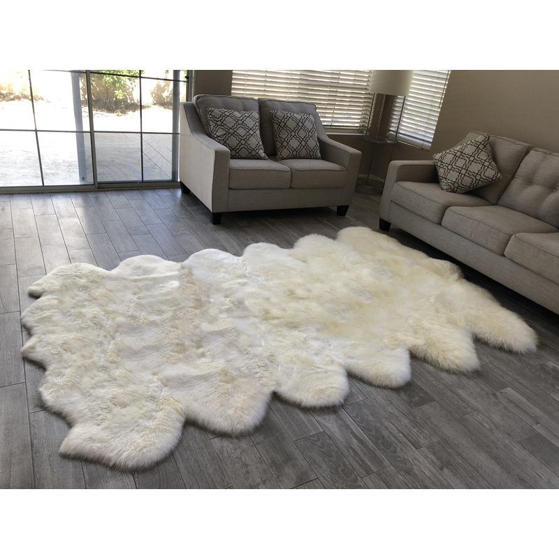 Tapis blanc cassé Widcombe, Nouveauté 6 pi x 12 pi