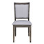 Ensemble de table de salle à manger extensible 76,9 pouces avec rallonge amovible Topmat 6 pièces-1357731701
