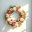 Couronne de verdure succulente faite à la main 16 po Ansuma