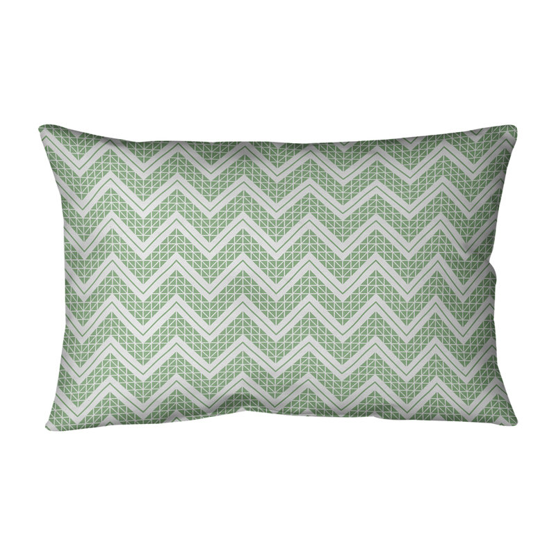 Coussin Rhonda Cheval, Pas de bourre, Vert foncé / blanc