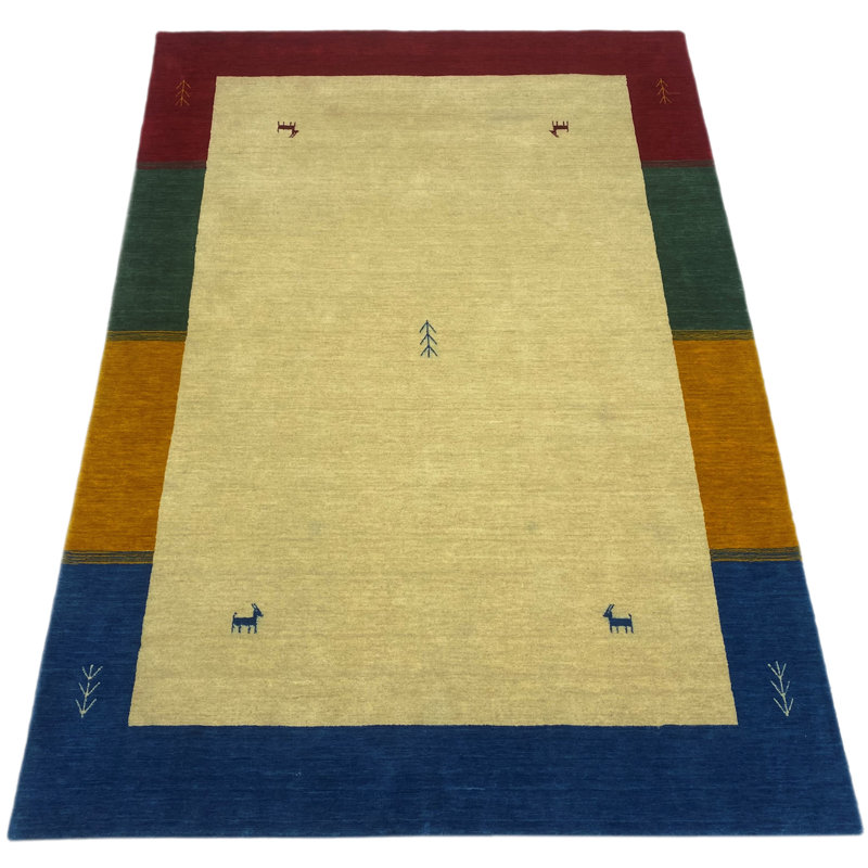 Boarder Hand Woven Beige Indoor Rug, Rectangle 200 x 250cm