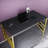 Ricka Modern Writing Desk With Metal Legs-1060175007
