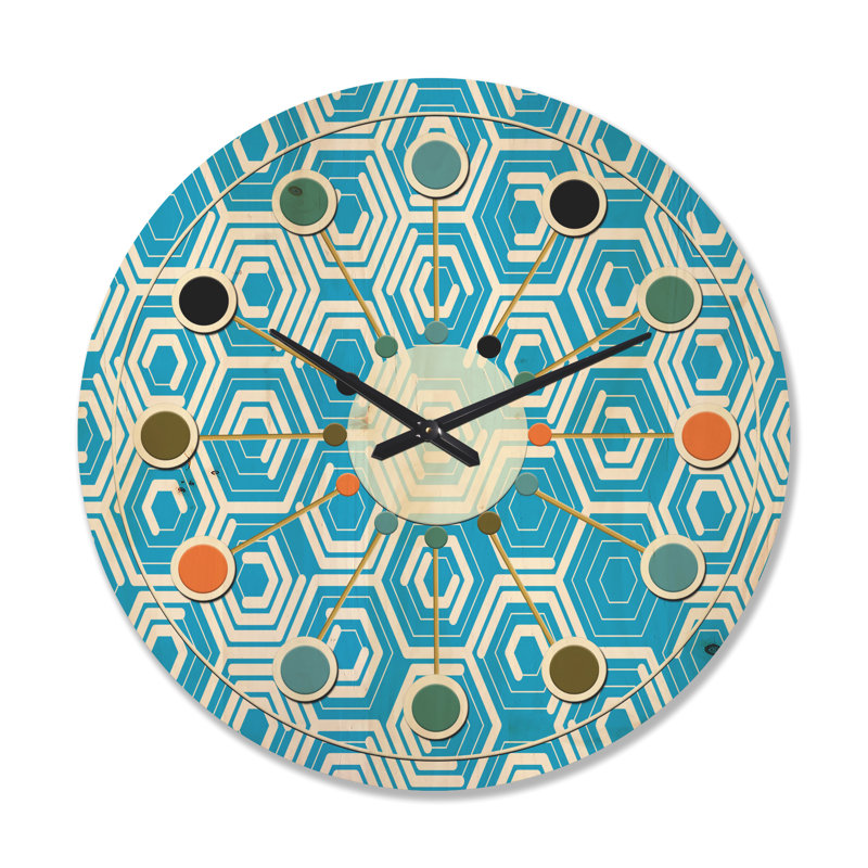 Horloge murale Hexagon, Très grand