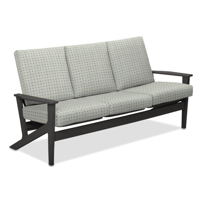 Chrisa 74.5'' Wide Patio Sofa with Cushions