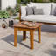 Table basse Verana (partie 2 de 2) - Collection extérieure en bois d'acacia avec protection UV et matériaux résistants aux intempéries