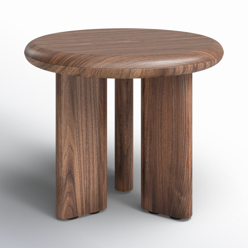 Harper 24" Round Side Table In American Walnut