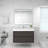 Cloude 42'' Single Bathroom Vanity with Acrylic Top-924724580