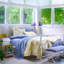 Feather Palm 100% Cotton 150TC Duvet Cover Set-2096979160