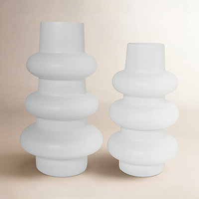 Mable 2-Piece Set Glass Table Vase