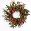 24" Artificial Fall Autumn Mini Eucalyptus Berry Front Door Wreath For Thanksgiving Day