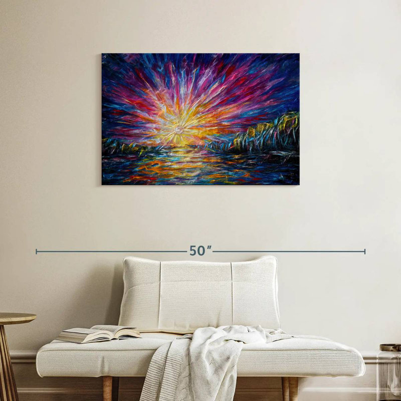 Avery Sunlight Van Gogh's Style, 24" H x 36" W
