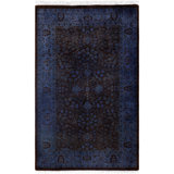 Overdyed One-of-a-Kind 3' 2" X 5' 1" Hand Knotted Area Rug