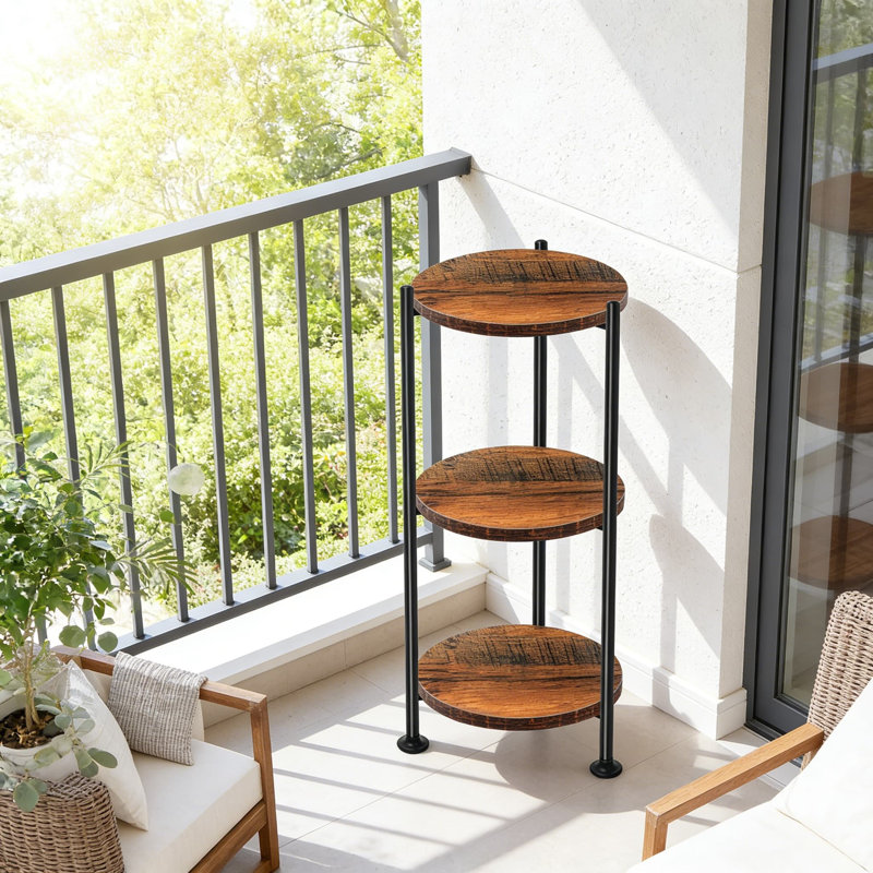 Support à plante à 2 niveaux pour l'intérieur et l'extérieur