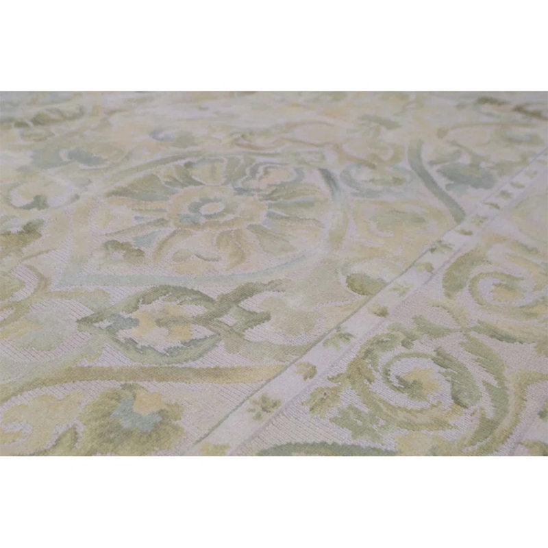 ASRS604CYBEBE Hand Knotted Wool Area Rug, Rectangle 10' x 14'