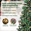 vidaXL Artificial Pre-lit Christmas Tree Green PVC and Metal-583694590