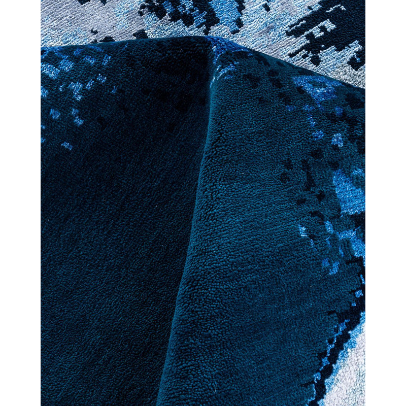 Overdyed One-of-a-Kind 9' 2" X 12' 1" Area Rug