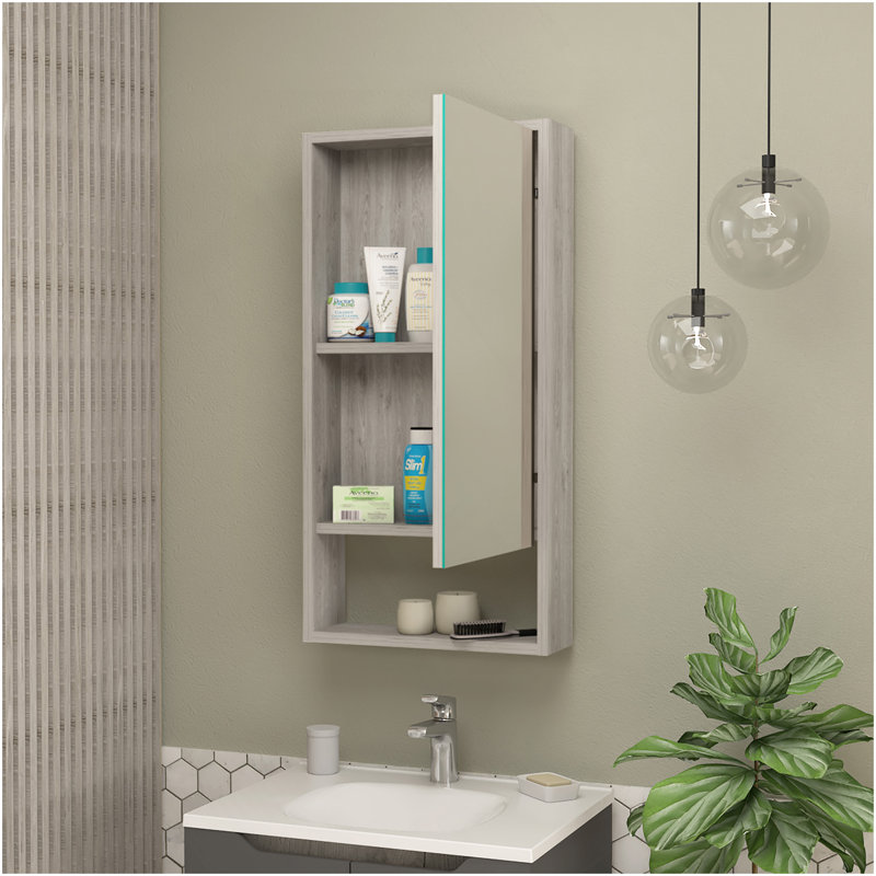 Armoire à pharmacie rectangulaire avec miroir Burlington