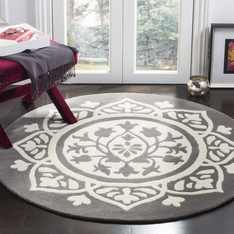 Cruz Hand Tufted Wool Floral Rug