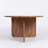 Aurelia Modern Oval Coffee Table With Architectural Slab Base-83458986