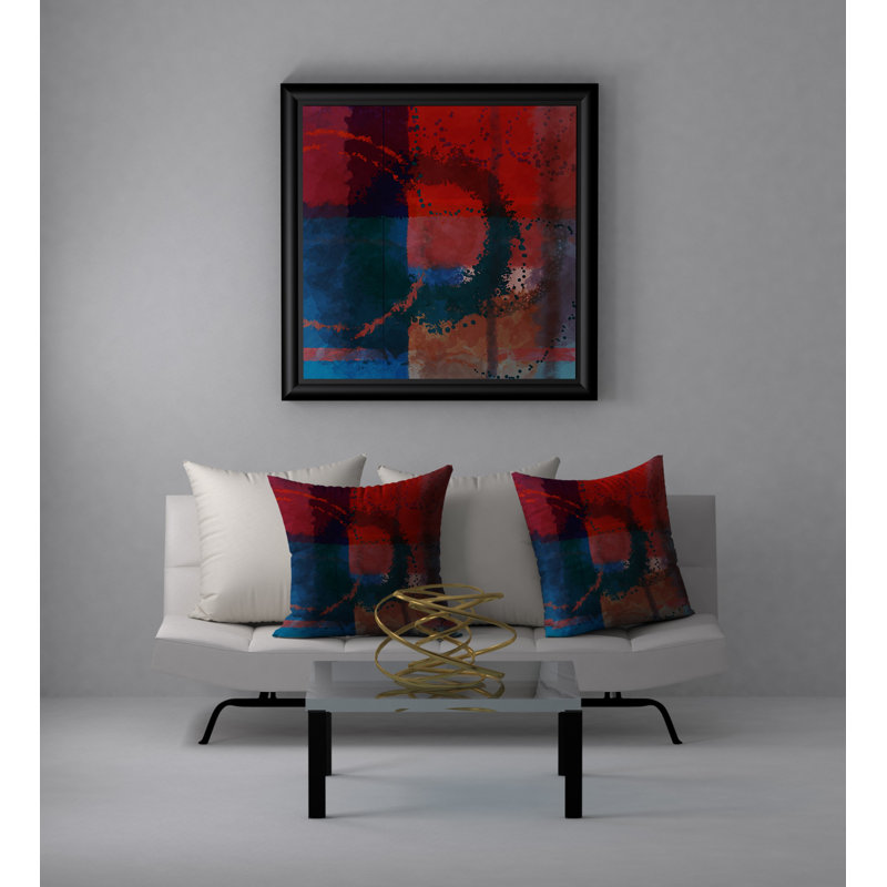 Housse de coussin carrée immaculée séduisante/insert, 18 po x 18 po
