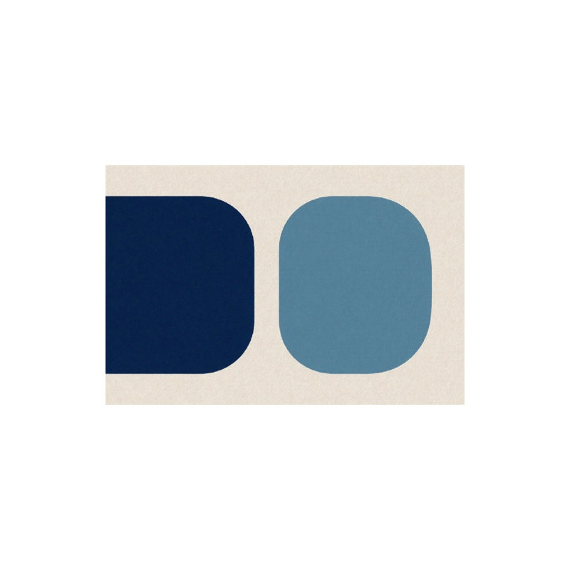 Tapis pour salle de bain Minimalist Shapes, 16 x 24 po