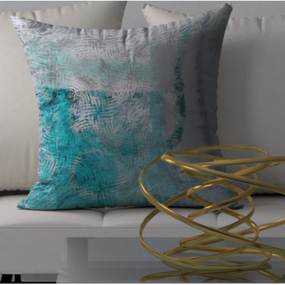Housse de coussin décorative carrée prestige/insert