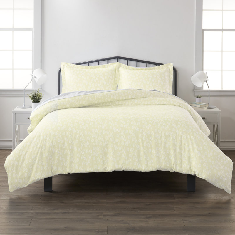 Ensemble de housse de couette à motif de champs de blé Becky Cameron, Twin Duvet Cover +1 Sham, Bleu pâle