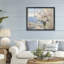 Cadre flottant à motif de fenêtre à motif floral Coastal View, design par LSR Design Studio-2090539865-2090539871
