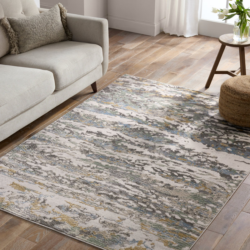 Abstract Indoor Rug, Rectangle 5'3" x 8'