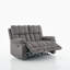 2 Seater Fabric Reclining Loveseat