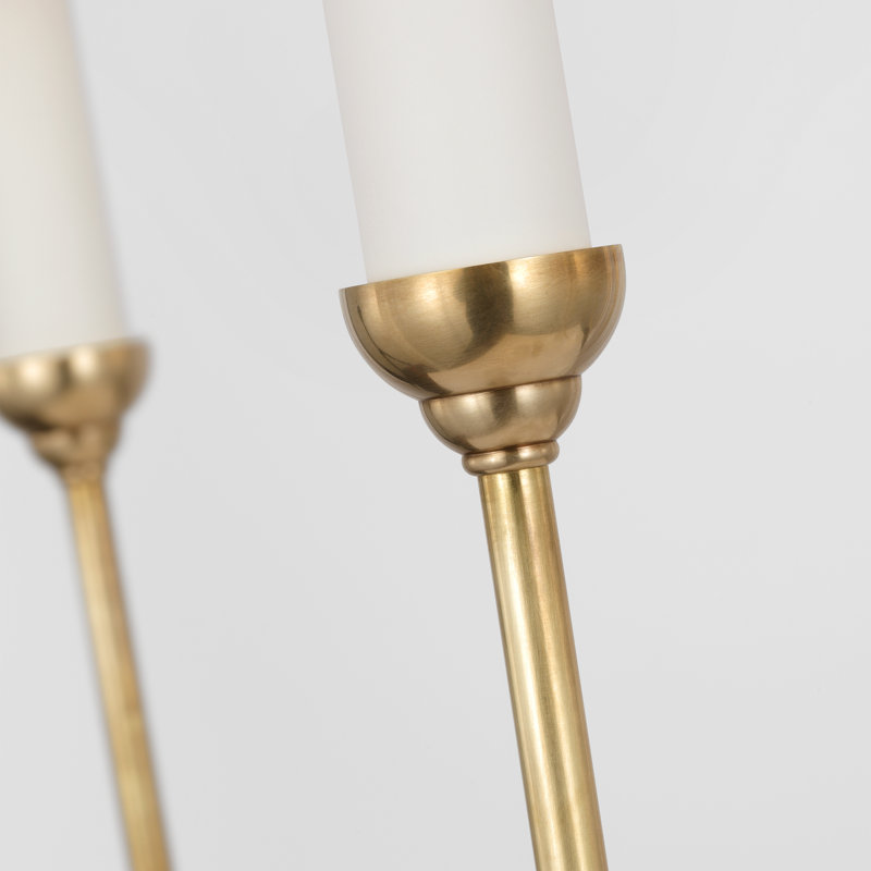 Ingela 6 - Light Metal Chandelier by Amber Lewis