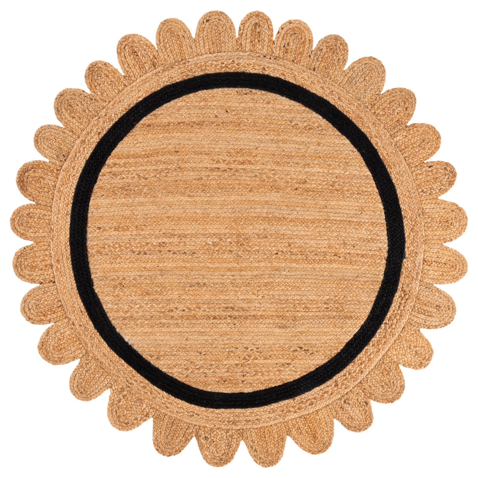 Inkai Jute/Sisal Area Rug, Round 6'