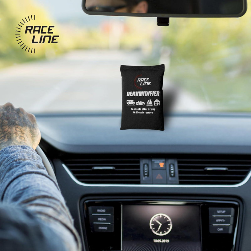 MantraRaj Reusable Car Interior Dehumidifier Includes Anti-Slip Dashboard Mat Moisture Absorber