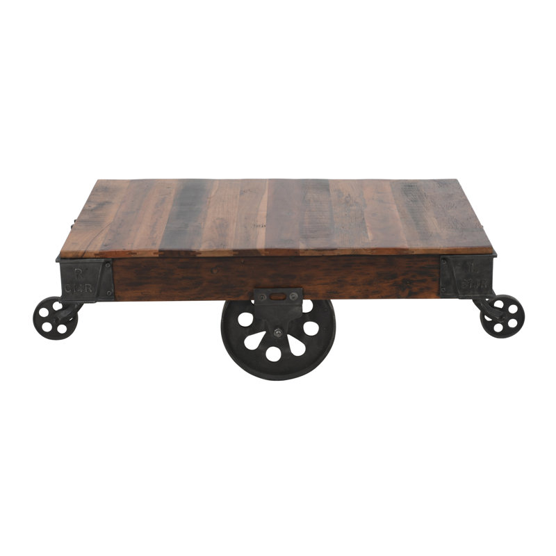Denyelle Solid Wood Top Coffee Table