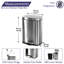 Okkel Metal Step On Kitchen Trash Can-1592506927-1592506924