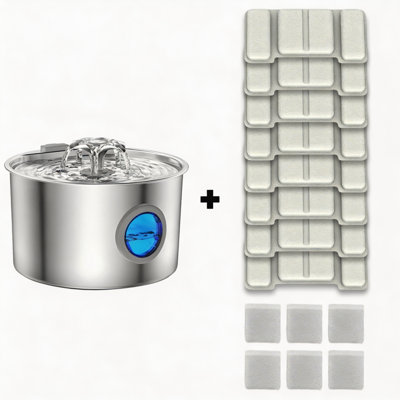 Stainless Steel Cat Water Fountain for Indoor Use