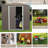 RYSDYX56WW 6Ft X 5Ft Outdoor Metal Storage Shed With Window-123283202-123283210