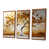 Toile avec cadre flottant brun