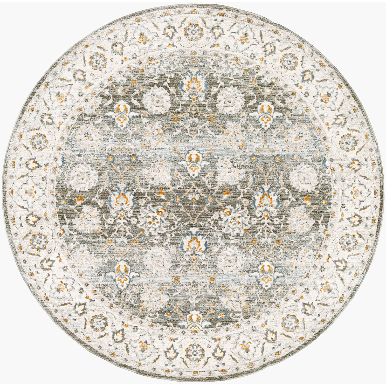 Delyse Oriental Rug, Round 5'3"
