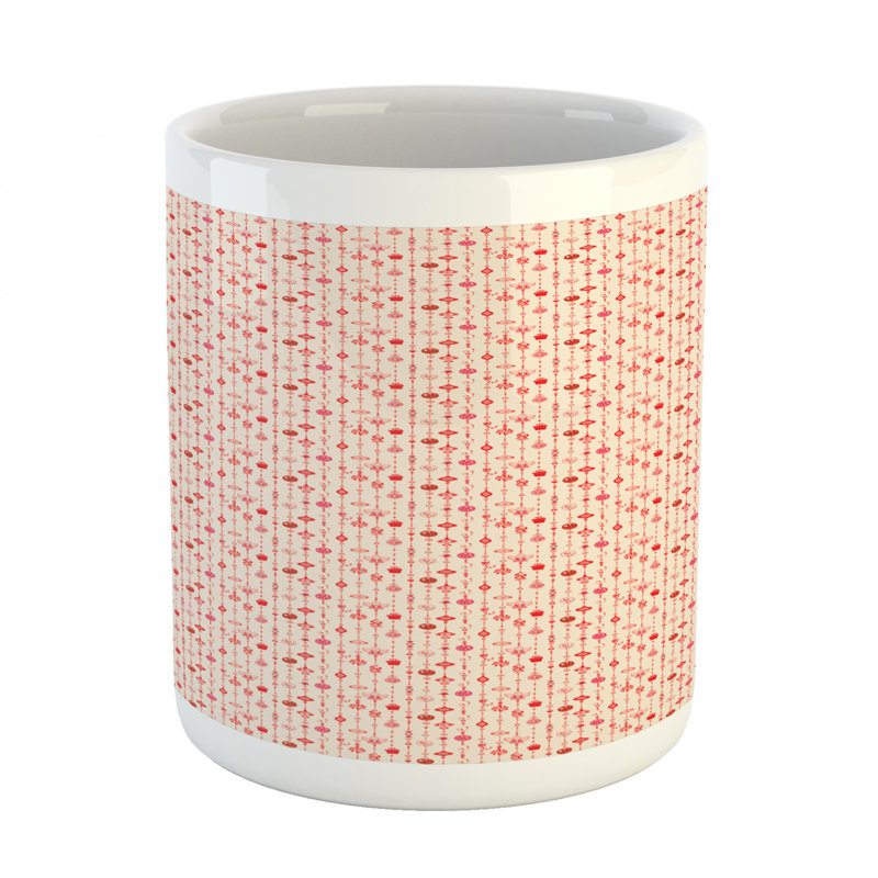 Grande tasse à café ornements