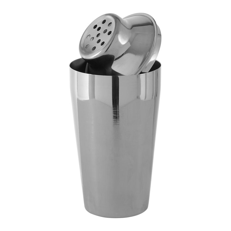 Bouchard Stainless Steel Ashtray, 22cm H x 9cm W x 9cm D
