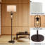 Lampe sur pied de ferme avec veilleuse, lampe sur pied industrielle de 62,5 pouces pour le salon et la chambre à coucher, conception de lanterne rustique avec ampoules DEL incluses
