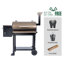 Fumoir à granules de bois Z GRILLS avec tablette frontale pour barbecue extérieur de 553 po²
