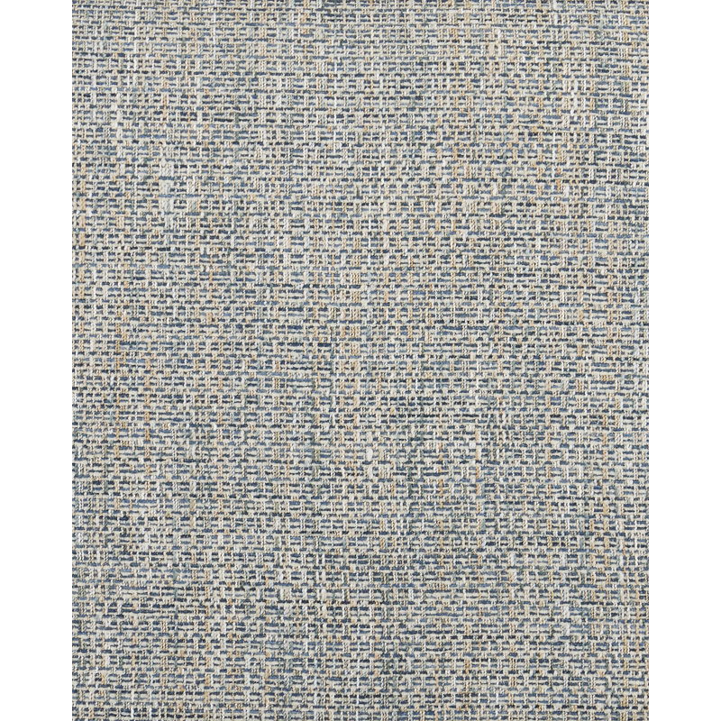 Santos Bar Stool, Barrett Dusk, Counter Stool (26" Seat Height), Gray/Vintage Navy/Satin Brass