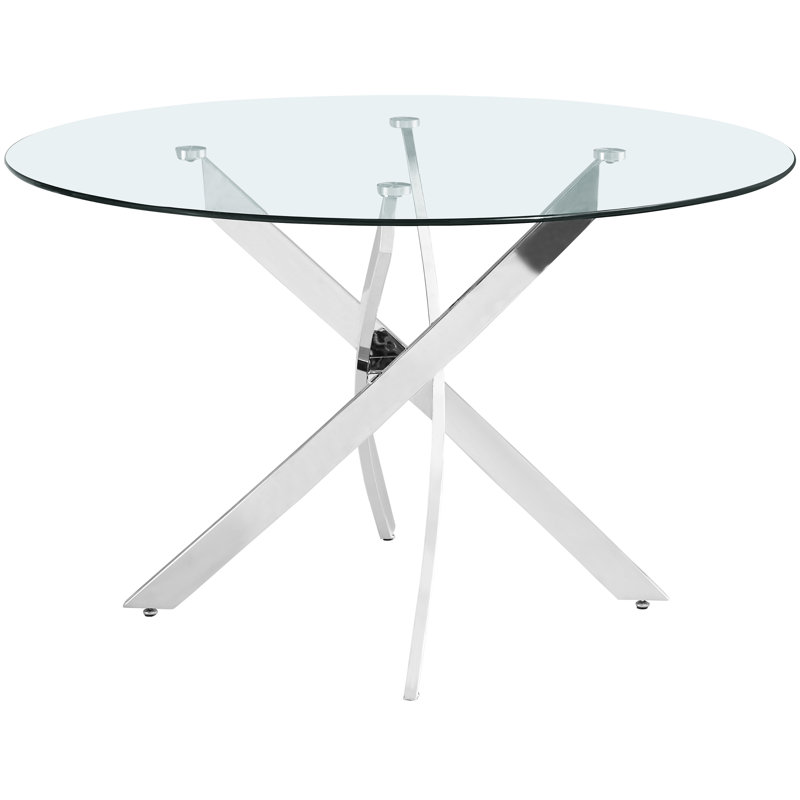 Table de salle à manger Xander, Argent