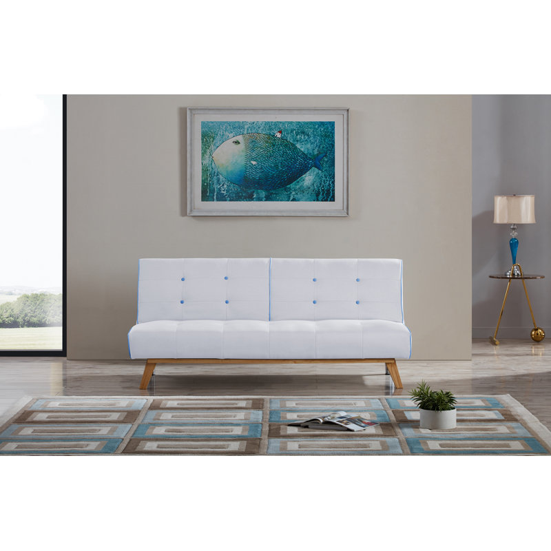 3 Seater Sofa Bed, White
