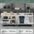 Kaiya 96" W x 24" D x 33.5" H Stainless Steel Utility Sink with Cabinet – Heavy-Duty Commercial Kitchen & Restaurant Workstation with Waste Hole & Large Storage-1963730857